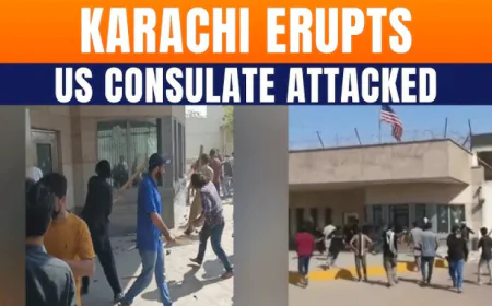 10 Killed in Pro-Iran Protests Outside US Consulate in Karachi