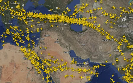 2,400 Flights Canceled as Middle East Airspace Closes Over Iran War