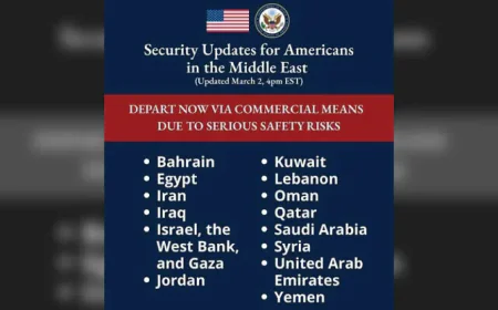 U.S. Diplomats Evacuated Across Middle East as Embassies Come Under Fire